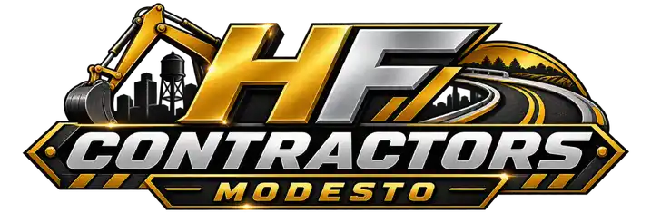 HF Contractors Modesto Logo